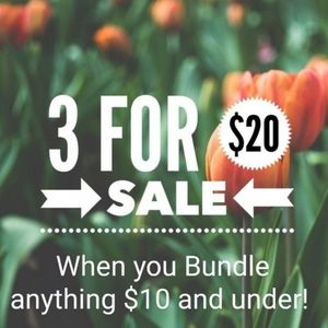 3 for $20 Bundle